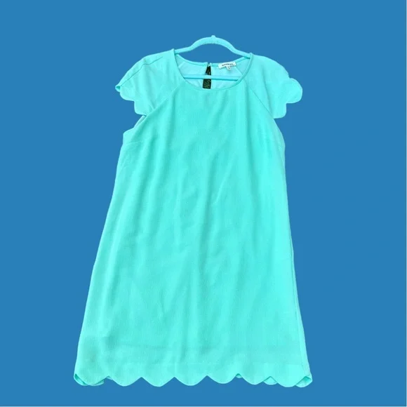 Monteau Dresses | Sz Xl-Monteau Los Angeles Brand Mint Green Color Dress W/ Scallop Sleeves & Hem | Color: Green | Size: Xl | Forfrockssake's Closet Monteau Dresses | Sz Xl-Monteau Los Angeles Brand Mint Green Color Dress W/ Scallop Sleeves & Hem | Color: Green | Size: Xl | Forfrockssake's Closet